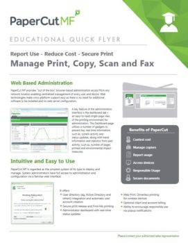 Papercut, Mf, Education Flyer, Digital Image Solutions